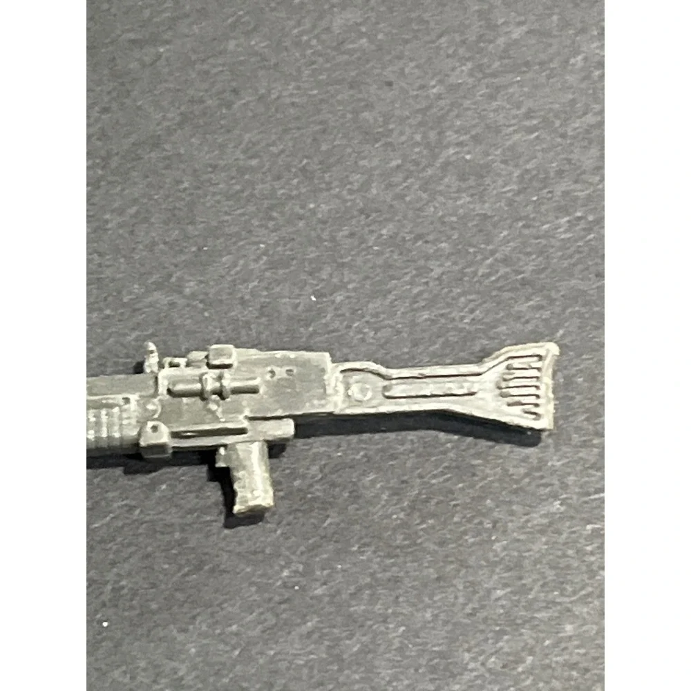 Vintage GI Joe DLT-19 Heavy Blaster Rifle Accessory Gray 12 Inch Scale 3.5